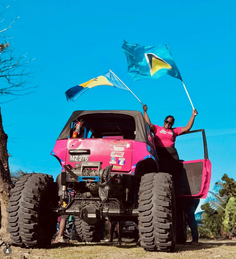Offroad Junkies 246 pink monster Suzuki Barbados